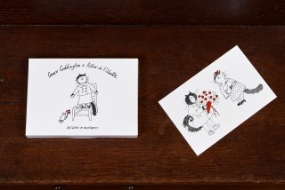 Ten cards and envelopes Grace Coddington and Astier de Villatte.