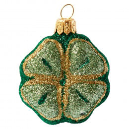 Glietter Clover Ornament