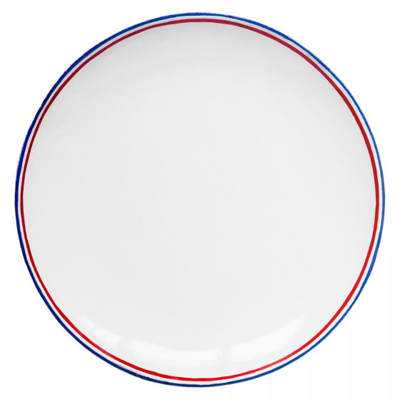 Tricolore Soup Plate