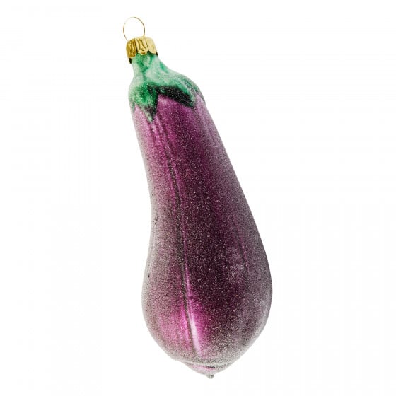 Aubergine with Glitter