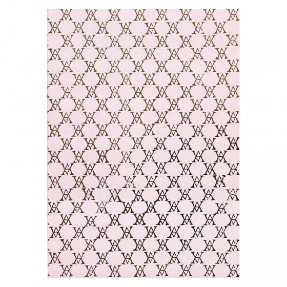 Carnet Monogramme (rose pâle)