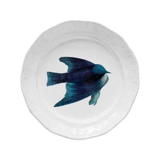 Medium Blue Bird Plate