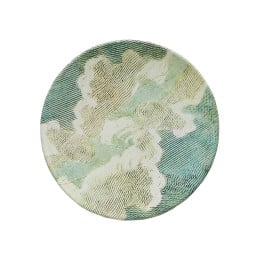 Small Bison Clouds Plate