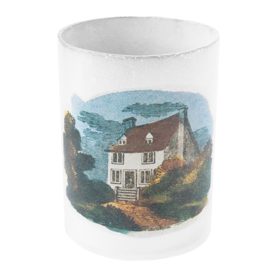 Vase avec la maison