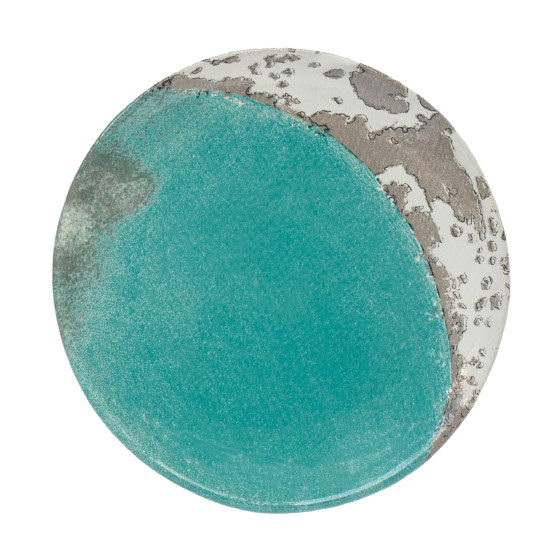 Small Blue Crescent Moon Plate