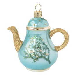 Van Gogh Blossom Blue Teapot w/box