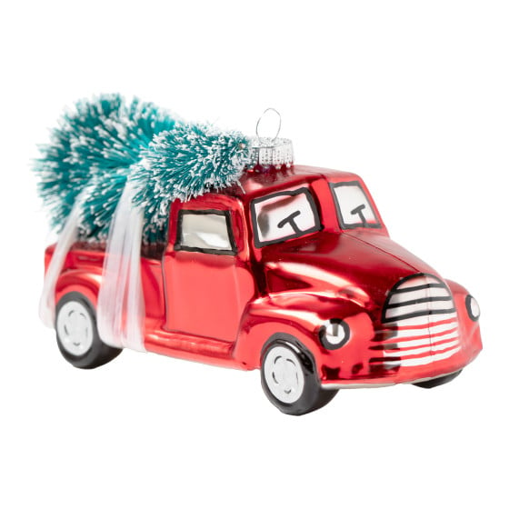 Vintage Pickup car with Tree