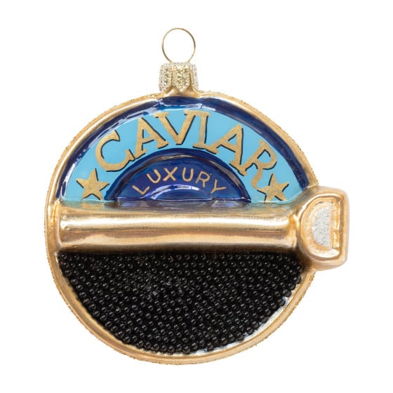 Boîte de caviar d'esturgeon noir