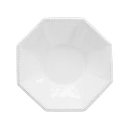 Octagonal Perles Soup Plate