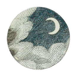 Small Cloud & Crescent Moon Plate