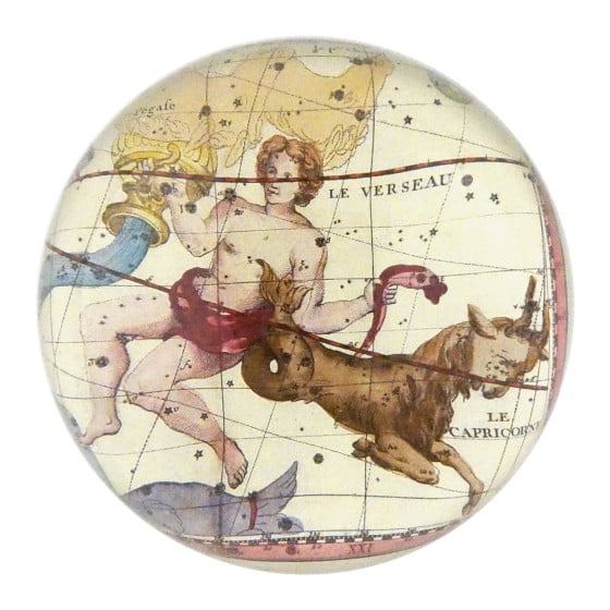 Capricorn & Aquarius Paperweight