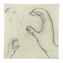 Sign Language Letters C Mini-Tray