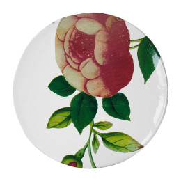 Small Crimson Rosea Plate