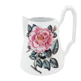 Rose Pitcher with Large Handle