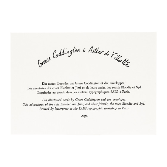 10 Cards + Envelopes Set - Grace Coddington