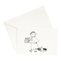 Carte + Enveloppe - Grace Coddington - "Cat's Age"