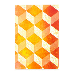 Agenda 2025 Pocket Size (Orange/Yellow Marble)