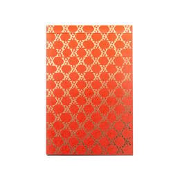 Petit Bloc Note Monogramme (Orange)