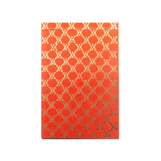 Petit Bloc Note Monogramme (Orange)