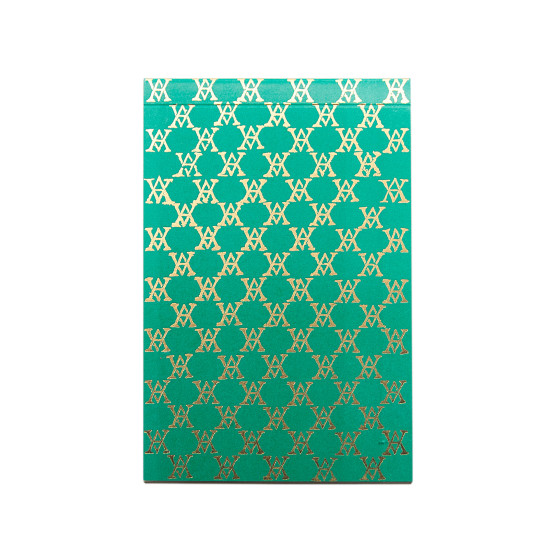 Small Monogramme Notepad (Green)