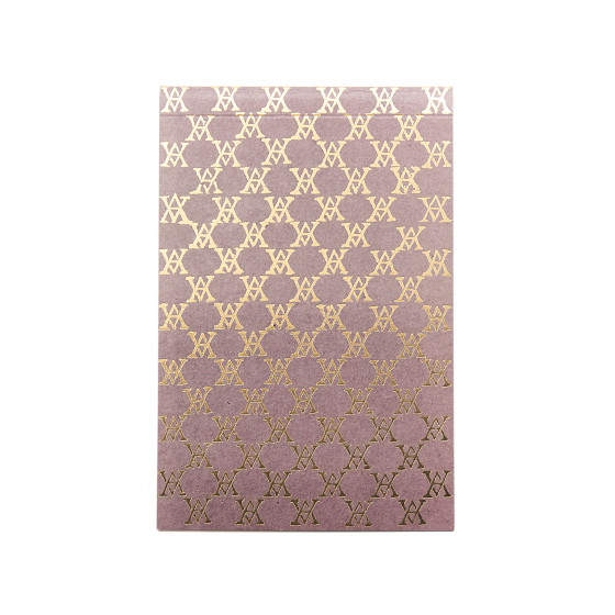 Petit Bloc Note Monogramme (Lilas)