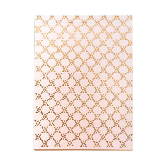 Large Monogramme Notepad (Light Pink)