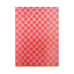 Grand Bloc Note Monogramme (rose foncé)