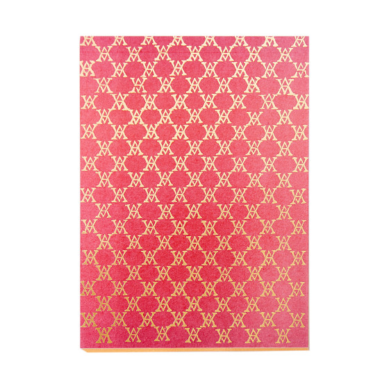 Large Monogramme Notepad (Dark Pink)