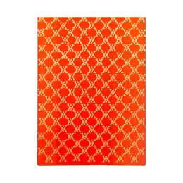 Grand Bloc Note Monogramme (orange)