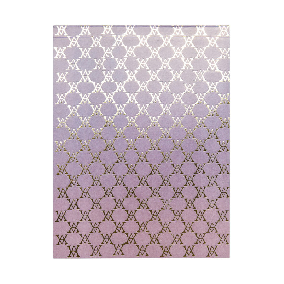 Grand Bloc Note Monogramme (lilas)