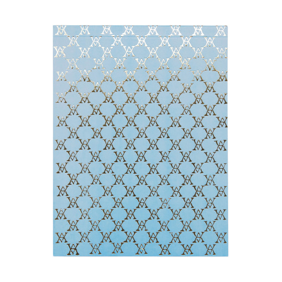 Large Monogramme Notepad (Pale Blue)